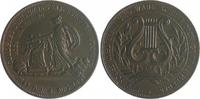 Allgemein Bronzemedaille 1897 a.d. 50. Jubiläum des Sängerbundes a.d. Saale vz-st