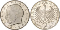 BRD 2 Deutsche Mark (DM) Max Planck -
