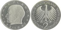 Bundesrepublik Deutschland - BRD 2 Deutsche Mark (DM) Max Planck