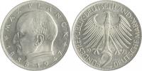Bundesrepublik Deutschland - BRD 2 Deutsche Mark (DM) Max Planck