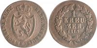 Nassau 1 Kreuzer Friedrich August und Friedrich Wilhelm 1803-1816