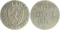 Nassau 3 Kreuzer Wilhelm 1816-1839