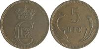 Dänemark 5 Öre Christian IX. 1863-1906