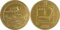 Rumänien Bronzemedaille a. 20 Jahre Verein für Aerofilatelie
