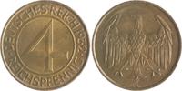 Weimarer Republik 4 Reichspfennig