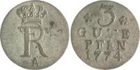 Brandenburg in den Marken - Preussen 3 Gute Pfennig Friedrich II. der Große 1740-1786