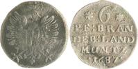 Brandenburg in den Marken - Preussen 6 Pfennig Friedrich Wilhelm II. 1786-1797