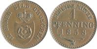 Lippe-Detmold 1 Pfennig Paul Friedrich Emil Leopold 1851-1875