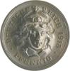 Kaiserreich Patriotenpfennig mit plastische herausgetrieben Kopf - GERMANIA