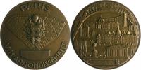 Frankreich - Paris Bronzemedaille Teil der Serie der Bezirke von Paris, a.d. VII. Arrondissement, NP von 1981 -