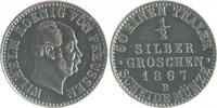 Brandenburg in den Marken - Preussen 1/2 Silbergroschen Wilhelm I. 1861-1888 -