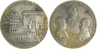Allgemein Messingmedaille, versilbert 1814 a.d. Einzug der Verbündeten in Paris ss, kl.Rf.