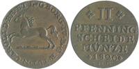 Braunschweig und Lüneburg - Wolfenbüttel 2 Pfennige Carl II. unter Vormundschaft Georgs 1815-1820 -