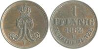 Braunschweig und Lüneburg - Hannover 1 Pfennig Georg V. 1851-1866 -