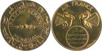 Frankreich Bronzemedaille Geschenk der Air France an Walter Girgner -