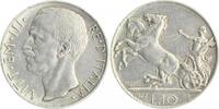Italien 10 Lire Vittorio Emanuele III. 1900-1946 -