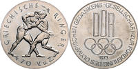 Sport Lot von 4 Stücken DDR-Medaillen der Gesellschaft zur Förderung des Olympischen Gedankens -