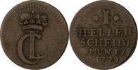 Hessen-Kassel 1 Heller Karl 1670-1730 -