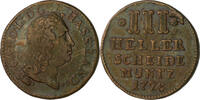 Hessen-Kassel 3 Heller Karl 1670-1730 -