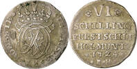 Schleswig-Holstein-Gottorp 6 Schilling Karl Friedrich 1702-1739 -