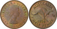 Australien 1/2 Penny 1954 Elisabeth II. 1952-2022 ss+