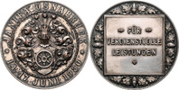 Allgemein Bronzemedaille, versilbert 1930 "Für verdienstvolle Leistungen" f.vz