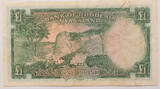 Rhodesia 1 pound 1961 VF-, rust, tear