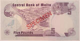 Malta 5 lira /1979/ UNC
