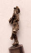 Russia - Imperial silver bottle stopper Balalaika Player Cossack, Hallmarked