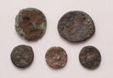 Celtic-Eastern Europe drachm, tetradrachm 2nd-1st cent. BC Kapostal type, lot of 5 pcs