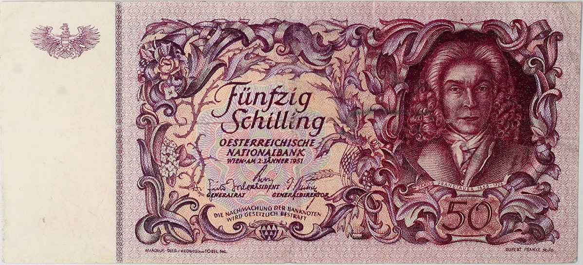 Austria 50 Schilling 1951 VF MA Shops austria-50-schilling-1951-vf-ma-shops