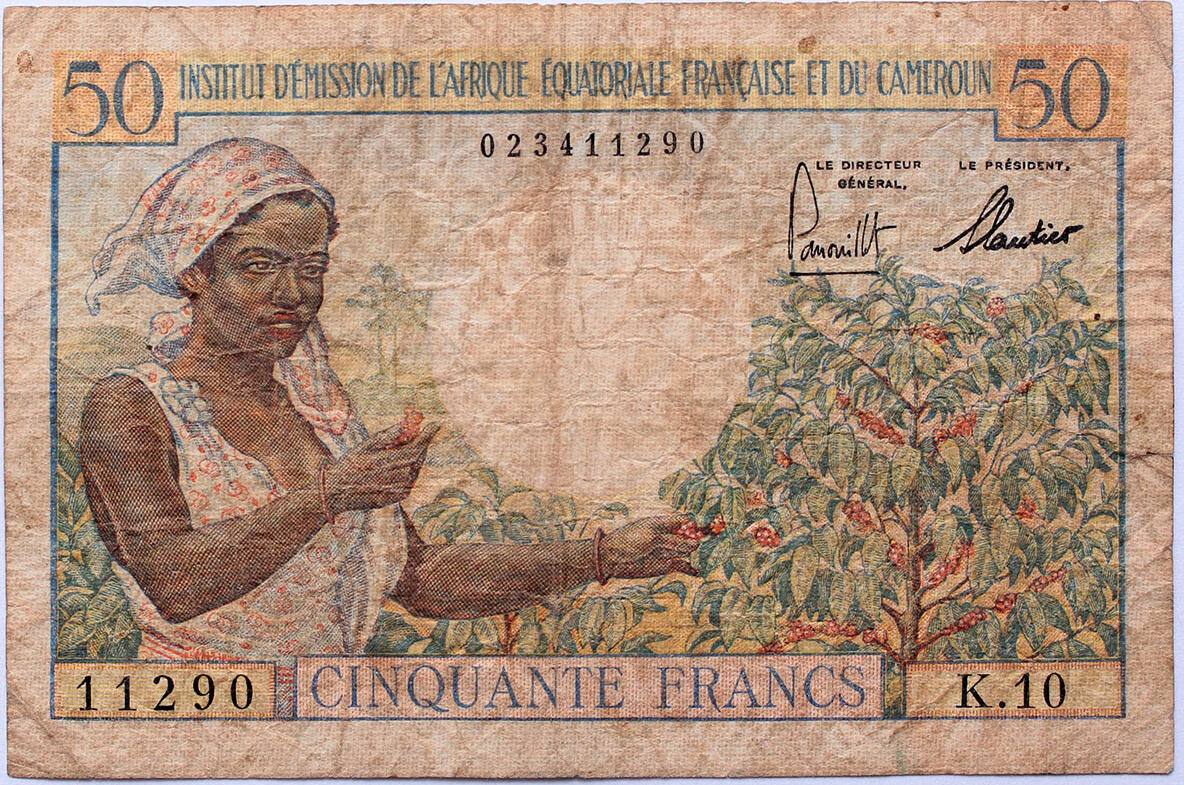French Equatorial Africa 50 francs /1957/ IEAEF et du Cameroun
