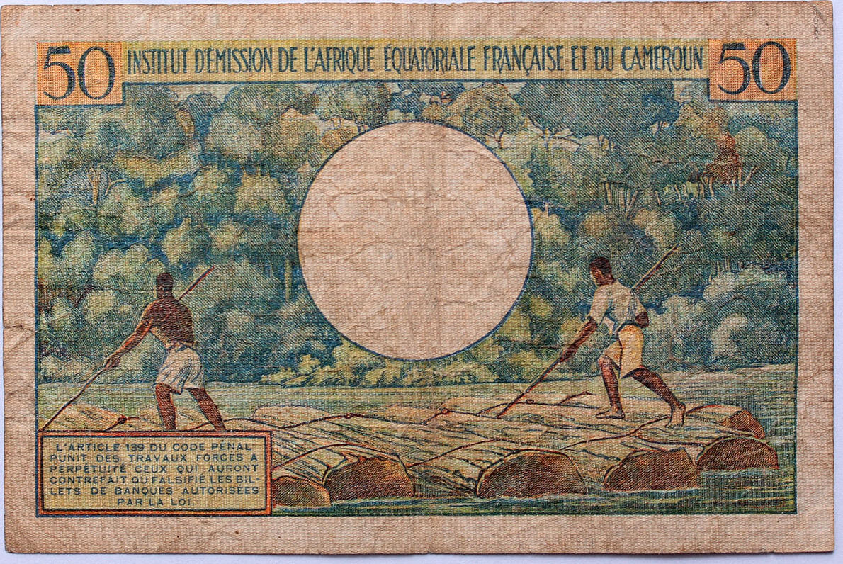 French Equatorial Africa 50 francs /1957/ IEAEF et du Cameroun