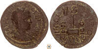 Roman Provincial AE 23mm Pisidia, Antioch, Volusian, Aquila between two signa -