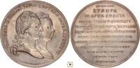 Russia-Austria silbermedaille Franz II. und Paul I. auf das Bündnis Zwischen Russland und Österreich, R! -