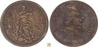 Italy-Papal States doppio giulio Benedetto XIV. -