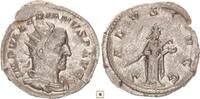 Roman Empire Antoninianus Valerian I., SALVS AVGG, Salus standing -