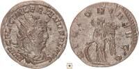 Roman Empire Antoninianus Valerian I., VICTORIA AVGG, Victory standing -