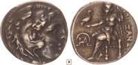 Greek drachm 336-323 BC Kings of Macedon, Alexander III. the Great, wo. grape bunch!, Chios