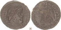 Roman Empire AE3 Valentinian I., Victory advancing left -