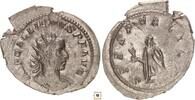 Roman Empire Antoninianus Gallien, SPES PVBLICA, Spes advancing left, interesting portrait! -