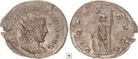 Roman Empire Antoninianus Gallien, VIRTVS AVG, Virtus standing -