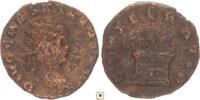 Roman Empire Antoninianus Divus Valerian II., CONSECRATIO altar -