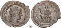 Roman Empire AR Antoninianus Gordian III., P M TR P V COS II P P, Apollo seated -