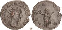 Roman Empire AR Antoninianus Valerian I., PAX AVGG, Pax standing -