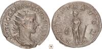 Roman Empire AR Antoninianus Gordian III., LAETITIA AVG N, Laetitia standing -