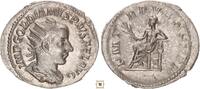 Roman Empire AR Antoninianus Gordian III., P M TR P V COS II P P, Apollo seated -