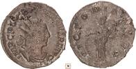 Roman Empire AR Antoninianus Valerian I., VICTORIA AVGG, Victory standing -