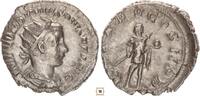 Roman Empire AR Antoninianus Gordian III., P M TR P P, Emperor in military dress -