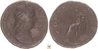 Roman Empire AE As Sabina, SABINA AVGVSTA HADRIANI AVGVST, unpublished title!, Concordia -